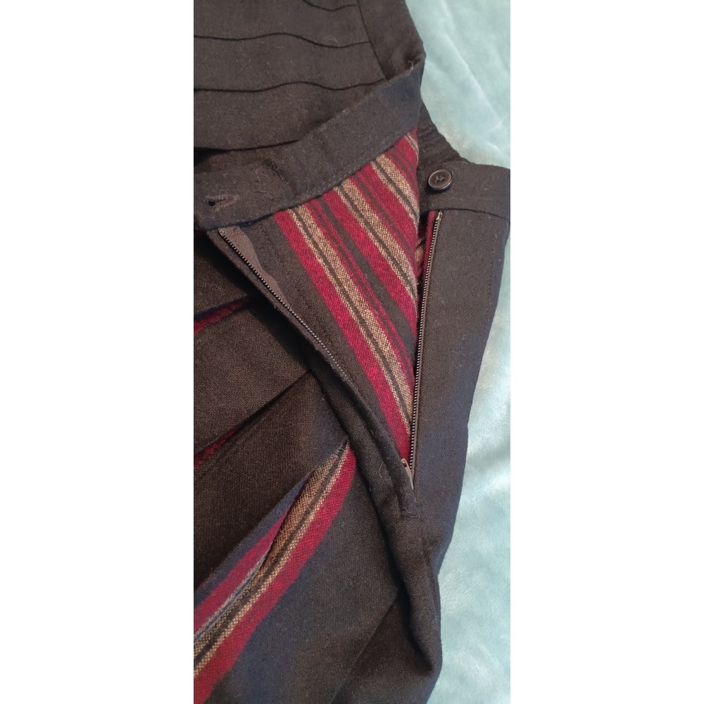 Vintage Pendleton 100% Virgin Wool Skirt 4 Pleated preppy academia old money 90s - Picture 5 of 7